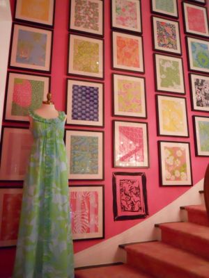 Lilly Pulitzer  prints on wall - Luscious Life decor fashion blog.jpg